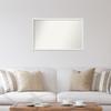 Amanti Art White Bathroom Mirror for Over Sink, 23x37 Custom Made Lucie White Rectangle Vanity Mirror, Large Modern Wood Frame, Hangs Horizonally and Vertically, Wall Decor view 4