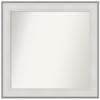 Amanti Art White Bathroom Mirror for Over Sink, 27x29 Custom Made Imperial White Rectangle Vanity Mirror, Medium Traditional Wood Frame, Hangs Horizonally and Vertically, Wall Decor view 1