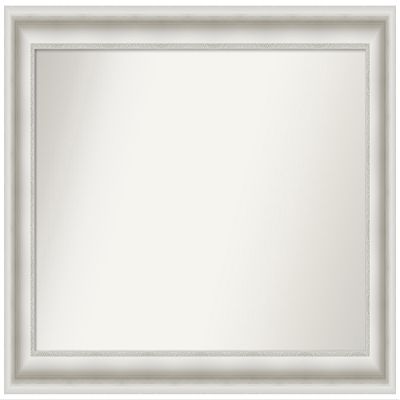 Amanti Art White Bathroom Mirror for Over Sink, 28x40 Custom Made Parlor White Rectangle Vanity Mirror, Large Traditional Wood Frame, Hangs Horizonally and Vertically, Wall Decor