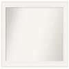 Amanti Art White Bathroom Mirror for Over Sink, 32x42 Custom Made Ridge White Rectangle Vanity Mirror, Large Traditional Wood Frame, Hangs Horizonally and Vertically, Wall Decor view 1