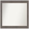 Amanti Art Grey Bathroom Mirror for Over Sink, 28x41 Custom Made Alta Brown Grey Rectangle Vanity Mirror, Large Country Rustic Wood Frame, Hangs Horizonally and Vertically, Wall Decor view 1