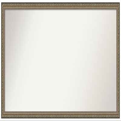 Amanti Art Silver Bathroom Mirror for Over Sink, 22x46 Custom Made Parisian Silver Rectangle Vanity Mirror, Oversize Traditional Wood Frame, Hangs Horizonally and Vertically, Wall Decor