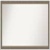 Amanti Art Silver Bathroom Mirror for Over Sink, 22x46 Custom Made Parisian Silver Rectangle Vanity Mirror, Oversize Traditional Wood Frame, Hangs Horizonally and Vertically, Wall Decor view 1