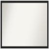Amanti Art Black Bathroom Mirror for Over Sink, 28x44 Custom Made Grace Brushed Metallic Black Narrow Rectangle Vanity Mirror, Oversize Modern Wood Frame, Hangs Horizonally and Vertically, Wall Decor view 1