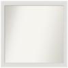 Amanti Art White Bathroom Mirror for Over Sink, 31x38 Custom Made Flair Soft White Rectangle Vanity Mirror, Large Casual Wood Frame, Hangs Horizonally and Vertically, Wall Decor view 1