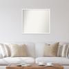 Amanti Art White Bathroom Mirror for Over Sink, 29x33 Custom Made Svelte White Rectangle Vanity Mirror, Large Modern Wood Frame, Hangs Horizonally and Vertically, Wall Decor view 4