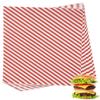Suiwen 200 Sheets Red and White Striped Food Wrap, Dry Waxed Deli Paper, Paper Liners for Plastic Food Basket, Bread and Sandwich Wrap (12''x12'') (Red/White) view 1