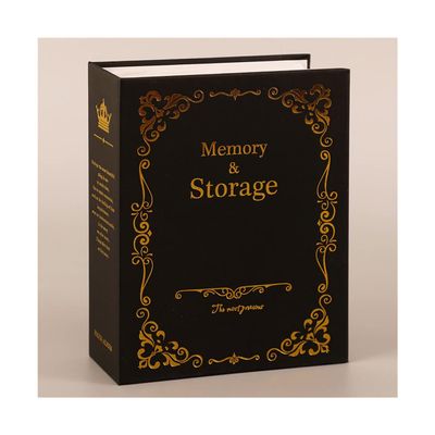 DANCOLOR 100 Pockets 6 Inch DIY Vintage Photo Albums Picture Case Storage Scrapbooking Picture Case Photo Album Frame Children (Color : Black, Size : 18 * 14 * 5cm)