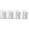 Operitacx 4pcs Wall Remote Holder Punch Wall Mounted Storage Box for Organizing Remotes Toothbrushes and Items Easy Installation Tile and Versatile Rack for view 1