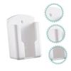 Operitacx 4pcs Wall Remote Holder Punch Wall Mounted Storage Box for Organizing Remotes Toothbrushes and Items Easy Installation Tile and Versatile Rack for view 4