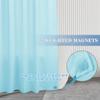 Nasitos Fabric Shower Curtain Liners 4 Pack - W72 x H72 - Washable & Water Resistant Cloth Shower Liner for Bathroom, Soft Hotel Quality, Standard Size (Blue, Include 8 Separate Magnets) view 4