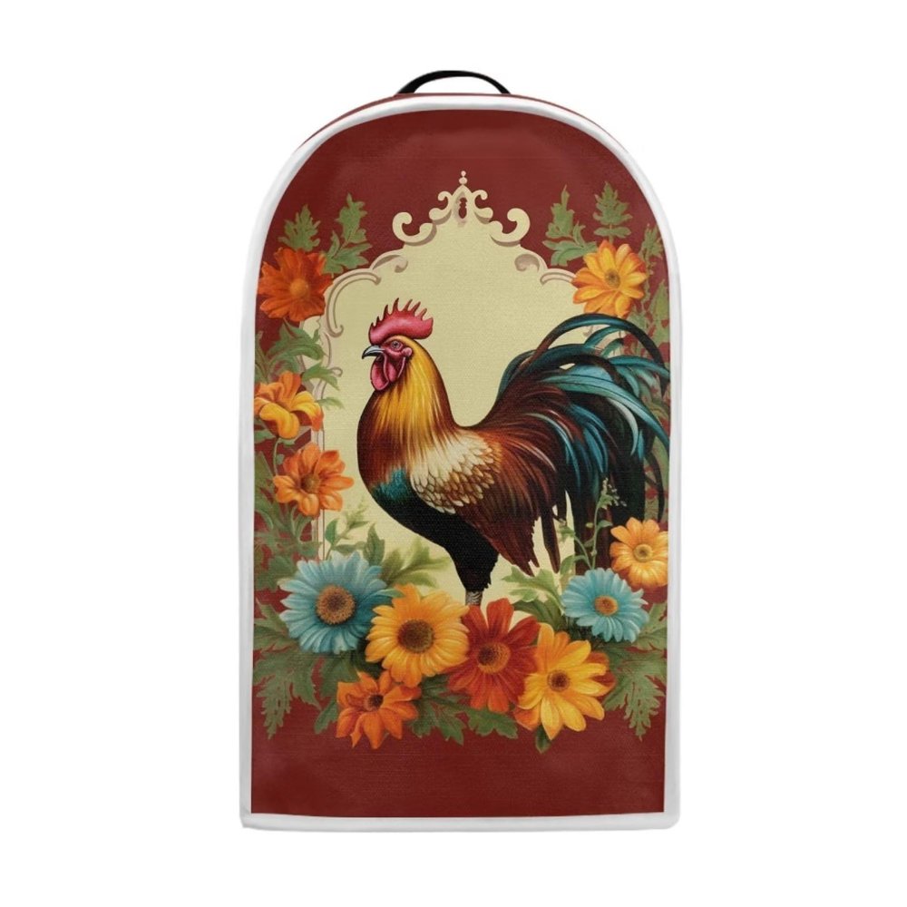 DISNIMO Sunflower Blender Covers, Rooster Blender Dust Cover Stand Mixer or Coffee Maker Juice Appliance Cover Anti Fingerprint Dust Proof Stain Resistant Blender Cover for Blender Appliance