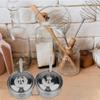 TEMKIN 2pcs Seasoning Box with Lid Spoon Metal Condiment Pot Jar for Kitchen Salt Pepper Sugar Spices Masala Dabba Jars view 3
