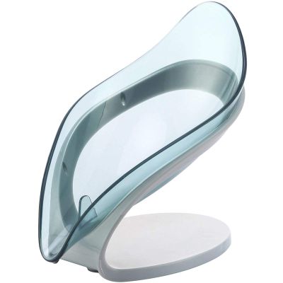 CENOE Leaf Soap Tray Creative Soap Rack Drain Toilet Drain No Punch Soap Shelf Soap Dispenser