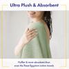 Alusa Home Ultra Soft & Plush Viscose from Bamboo Bath Towels - 700 GSM Luxury Bath Towels - 6 Piece Set - Super Absorbent & Quick Drying (Eucalyptus Green) view 3