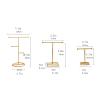 Jewelry Armoire Jewelry Rack Creative Iron Jewelry Rack Ring Pendant Earring Necklace Hanger Storage Rack Display Rack Ladies Jewelry Rack jewerly Tree Organizing (Size : Medium) view 2