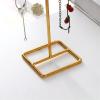 Jewelry Armoire Jewelry Rack Creative Iron Jewelry Rack Ring Pendant Earring Necklace Hanger Storage Rack Display Rack Ladies Jewelry Rack jewerly Tree Organizing (Size : Medium) view 4