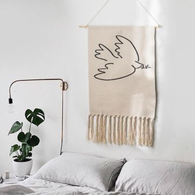 ASUPO Hand-woven Wall Hangings Tapestry Wall Fabric Hanging Paintings Meter Box Cover Hanging Cloth