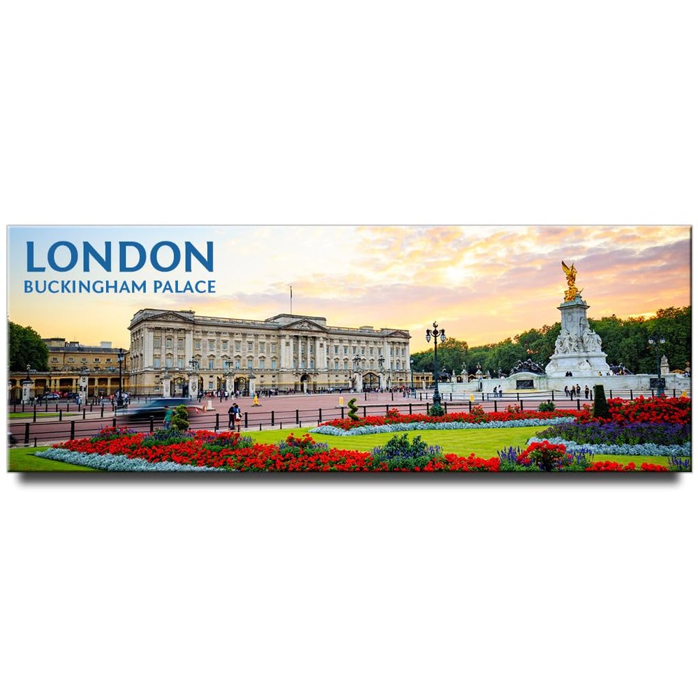 Buckingham Palace Panoramic Fridge Magnet London Travel Souvenir England UK United Kingdom