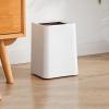 MACIUM Kitchen Garbage Can Trash Can Nordic Square Japanese-Style Creative Living Room Home Double-Layer Trash Can Bedroom Bathroom Waste Basket (Color : B, Size : Small) view 3