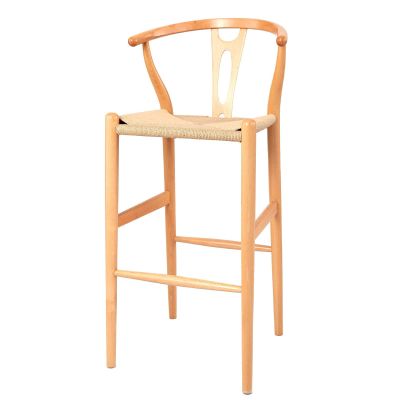MACIUM Tall Bar Stools Modern Minimalist Bar Chair Front Desk Chair Commercial Chinese Style with Back Seat Office Chair High Bar Chair Barstools (Color : A)