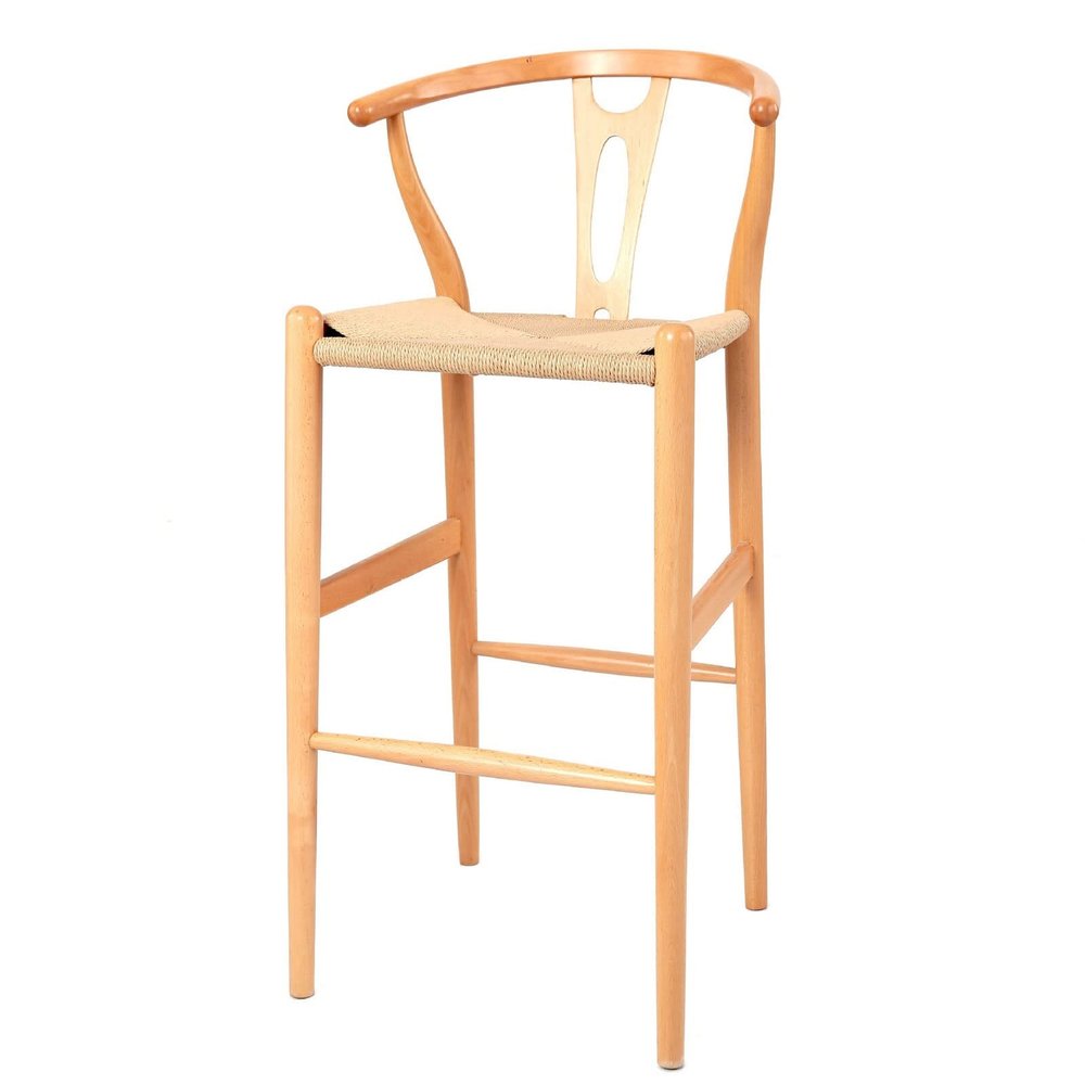 MACIUM Tall Bar Stools Modern Minimalist Bar Chair Front Desk Chair Commercial Chinese Style with Back Seat Office Chair High Bar Chair Barstools (Color : A)