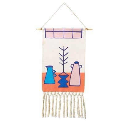 ASUPO Hand-woven Wall Hangings Tapestry Wall Fabric Hanging Paintings Meter Box Cover Hanging Cloth
