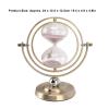 BEIJIALY Globe Hourglass Timer, 30/15 Minute Metal Frame Sand Timer Ornament Statue Sculpture Nordic Modern Home Office Table Decoration(M 25x18x3cm / 9.8x7.1x1.2in-30min) view 4