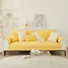 vctops Cotton Quilted Sofa Cover Farmhouse Floral Embroidered Sectional Couch Cover Non Slip Washable Sofa Slipcover Furniture Protector for Kids Dog Cat, 1 Piece/Not All Set (Yellow,27"x47") view 2