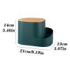 ARINAL Trash Bin Covered Office Storage Paper Basket Creative Desktop Trash Can Home Living Room Mini Press Trash Can Bedroom Trash Can (Color : D, Size : Small) view 2