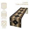 Aztec Southwest Table Runner,Ethnic Style Design Geometric Table Runners Table Setting Decor for Garden Farmhouse Wedding Party Holiday Dinner Home 13x120 Inch view 4