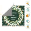 Christmas Background Dish Drying Mat, 46 Cm X 41 Cm Mat, Microfiber Dish Drying Mat Draining Mat Kitchen Counter Drying Mat view 3