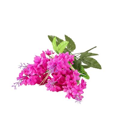 NURCIX Simulation Flowers Hyacinth Wheat Flowers Wisteria Flowers Wholesale Restaurant partition Flower Arrangement Wedding Decoration Juan Bouquet (Rose - Hyacinth)