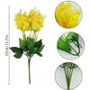 NURCIX Simulation Flowers Hyacinth Wheat Flowers Wisteria Flowers Wholesale Restaurant partition Flower Arrangement Wedding Decoration Juan Bouquet (Rose - Hyacinth) view 4