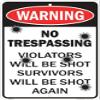 Hangtime Metal Embossed Sign 12"x17" Funny Garage Wall Decor Man Cave (Violaters will be shot) view 1