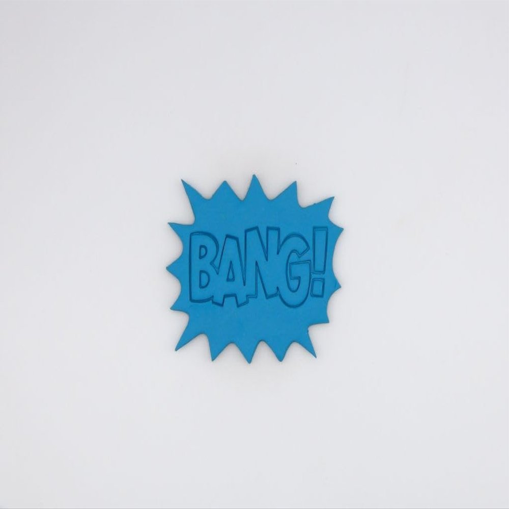 BANG Action Word Bubble 266-I692 Cookie Cutter