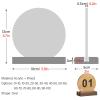 LSMKKA 10 PC Acrylic Table Number Holder, Stable Round Numbers Sign Visible Gold Placards Rack/Stands for Party Weddings Resturants Cafes, 10-20 30-40 80-90 90-100 Labels (Color : 10-20, Size : 10 view 3