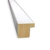 Amanti Art White Bathroom Mirror for Over Sink, 30x47 Custom Made Svelte White Rectangle Vanity Mirror, Oversize Modern Wood Frame, Hangs Horizonally and Vertically, Wall Decor view 2