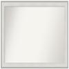 Amanti Art White Bathroom Mirror for Over Sink, 34x49 Custom Made Imperial White Rectangle Vanity Mirror, Oversize Traditional Wood Frame, Hangs Horizonally and Vertically, Wall Decor view 1