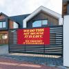 2x6 Ft We Do This Not Because It Is Easy Banner Flag Funny We Do This Not Because It Is Easy Flag Sign Fun Meme Decorations Banner For Room Party Decoration With 4 Metal Eyelets view 2