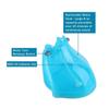 Yioryo Portable Mini Steamer for Clothes, Handheld Travel Garment Steamer with Stainless Steel Nozzle & Fabric Brush, Detachable Water Tank (Gray : Blue) view 4
