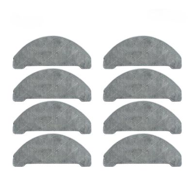 McbeAn Mop Cloths Spare Parts Compatible for VioMi S9 Robot Vacuum Cleaner Replacement Mop Rags Accessories(8pcs)