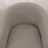 Club Chair Slipcover, High Stretch Tub Chair Cover Furniture Protectors Barrel Chair Cover Spandex Armchair Cover Washable Half Round Sofa Cover for Living Room (Color : Beige) view 3