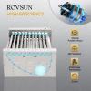 ROVSUN 30 Hot Dog 11 Roller, Hot Dog Roller Warmer Grill Cooker Machine w/Bun Warmer, Cover, Dual Temp Control, LED Light, Removable Shelf & Drip Tray for Party Home Commercial 2000W ETL Certified view 4