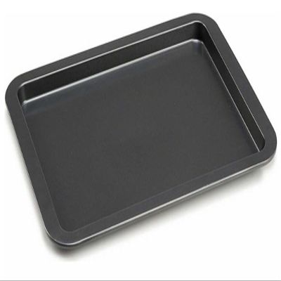Baking tray Grey Metal 48 x 3 x 33,5 cm (12 Units)