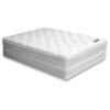 BOWERY HILL Queen Quilted Euro Top Mattress, 11 in Thick, Medium-Firm Support, Foam and Coil Construction, White Polyester Fabric, Fire Retardant Cover, Edge Supported Mattress for Sleeping Comfort view 1