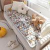 Yoovat Funny Couch Cover Sofa Cover Garden Cotton Protective Plaid Cream-Coloured Large Plaid Square Pet Mat Bed Couch Cover (Triangular Lattice Grey,60x160 cm/23.6x63 in) view 1