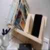 Desk Top Book/Mail Organizer for Desk or Table. Hand crafted, adjustable and collapsible. Perfect for the office, home and college dorm! view 3