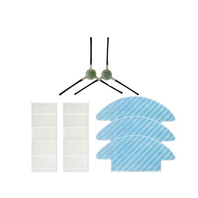McbeAn Spare Parts Compatible for OKP Life K2 K3 K4/Lefant M210 M210S M210B M213 Robot Vacuum Cleaner Side Brush Hepa Filter Mop Rag Accessories(Set D)