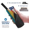 Half American Half Bahamian Flag Beach Towel with Towel Band, 27.5 Inches Soft Microfiber Beach Towels Quick Dry Absorbent Sand Free Beach Blanket for Adults in Beach Pool view 2